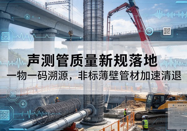 灯塔声测管质量新规落地，一物一码溯源，非标薄壁管材加速清退